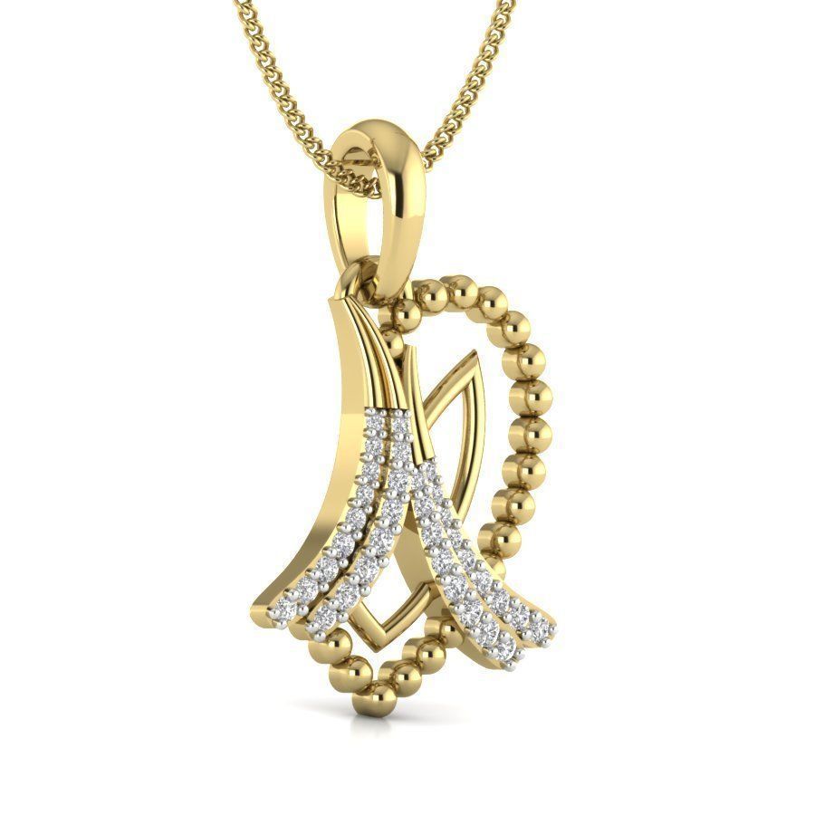 Diamond Pendant renders 3dm details 3D print model_2