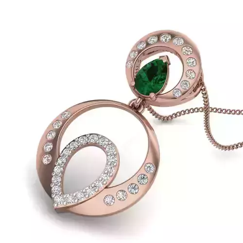 Diamond Pendant renders 3dm details