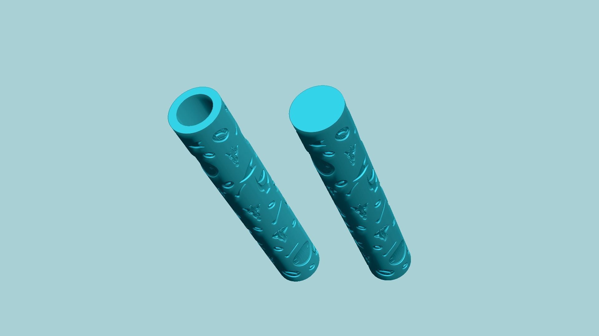 Texture Roll 75 LOTR Negative - Fondant Decoration Maker 3D print model_5