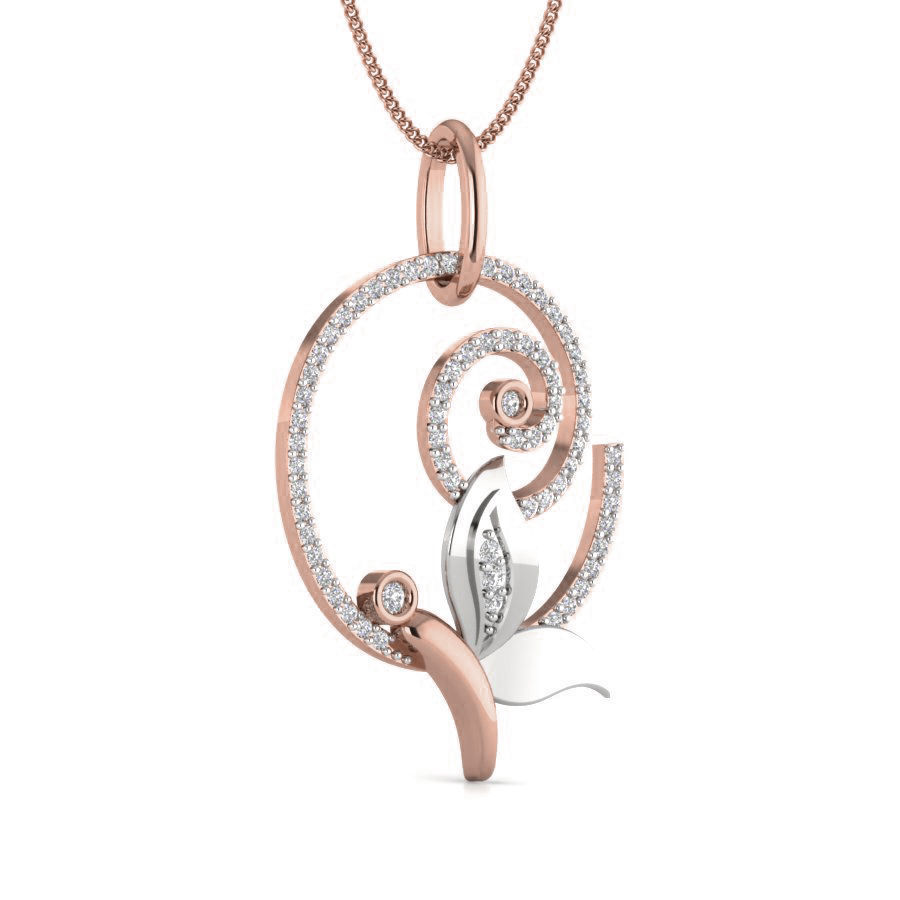 Diamond Butterfly Pendant renders 3dm details 3D print model_3