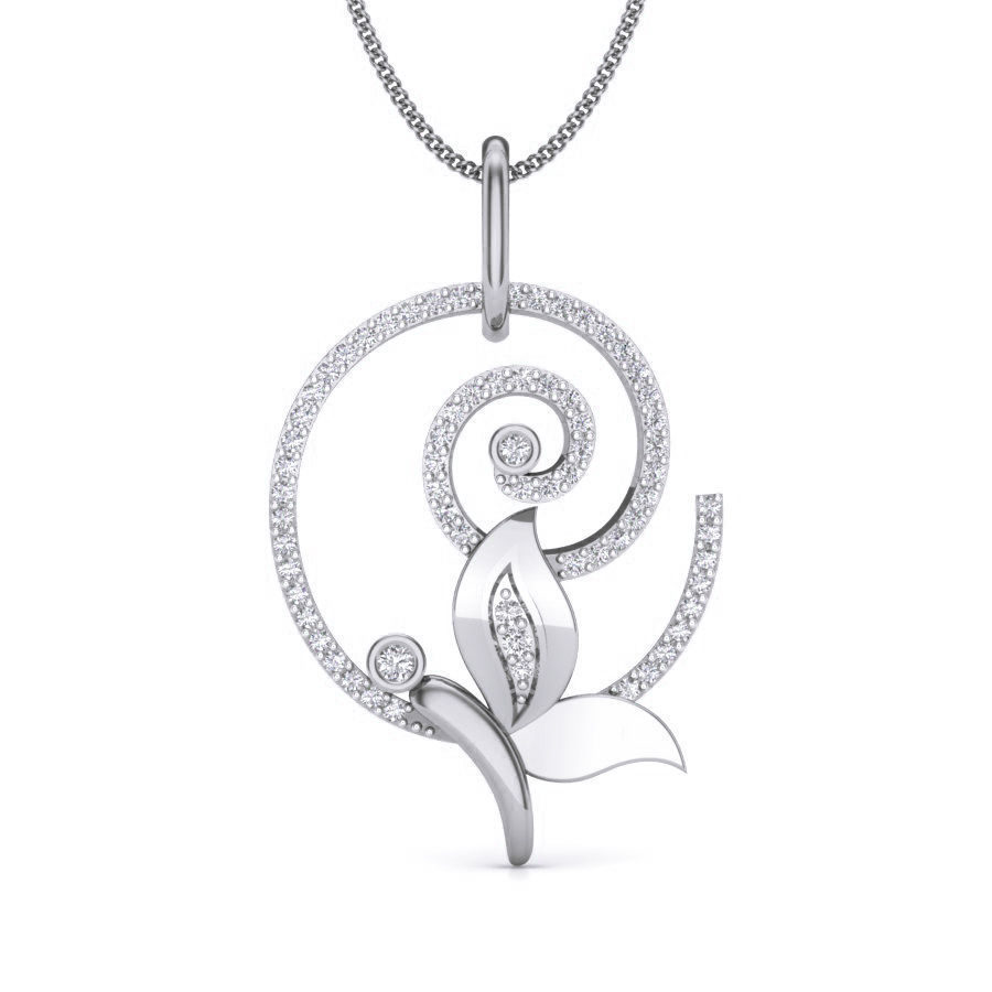 Diamond Butterfly Pendant renders 3dm details 3D print model_15