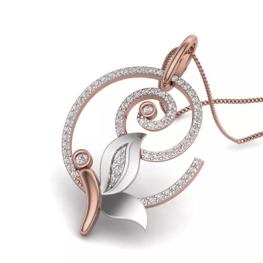 Diamond Butterfly Pendant renders 3dm details 3D print model_0