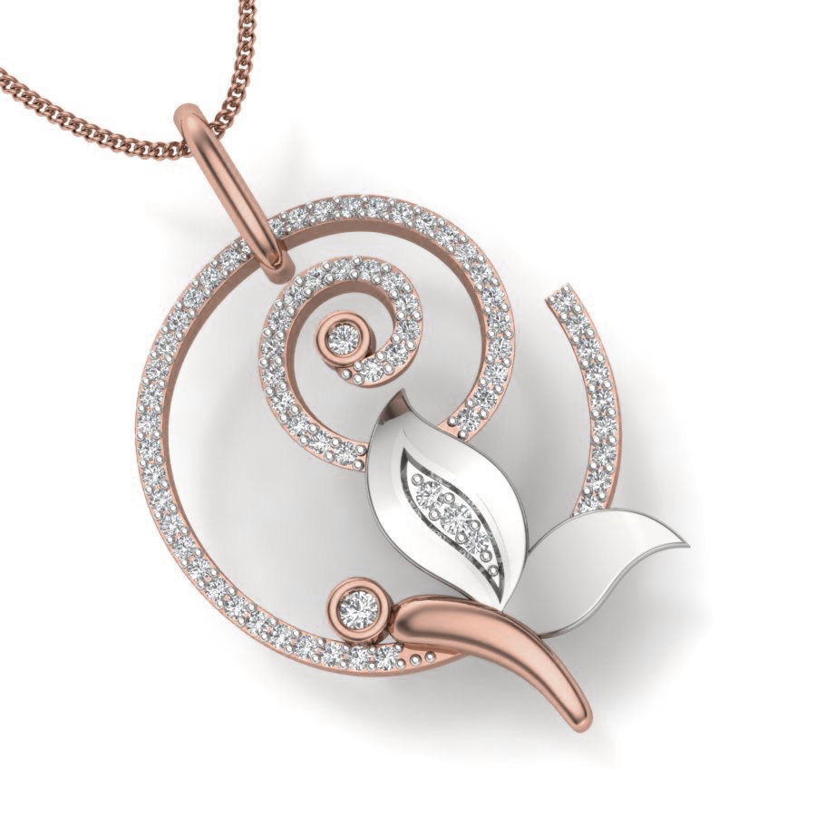 Diamond Butterfly Pendant renders 3dm details 3D print model_6