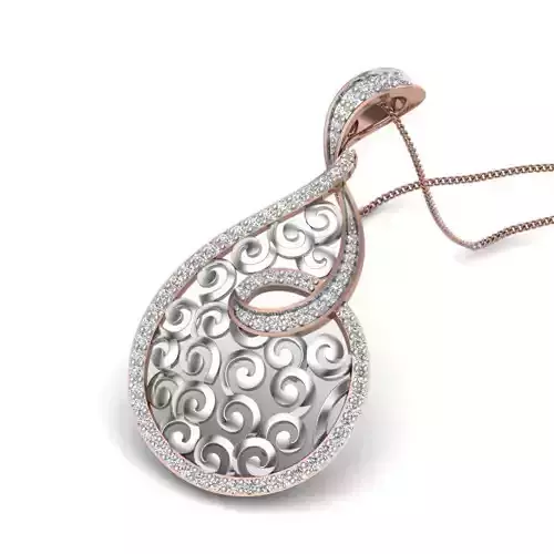 Diamond Pendant renders 3dm details