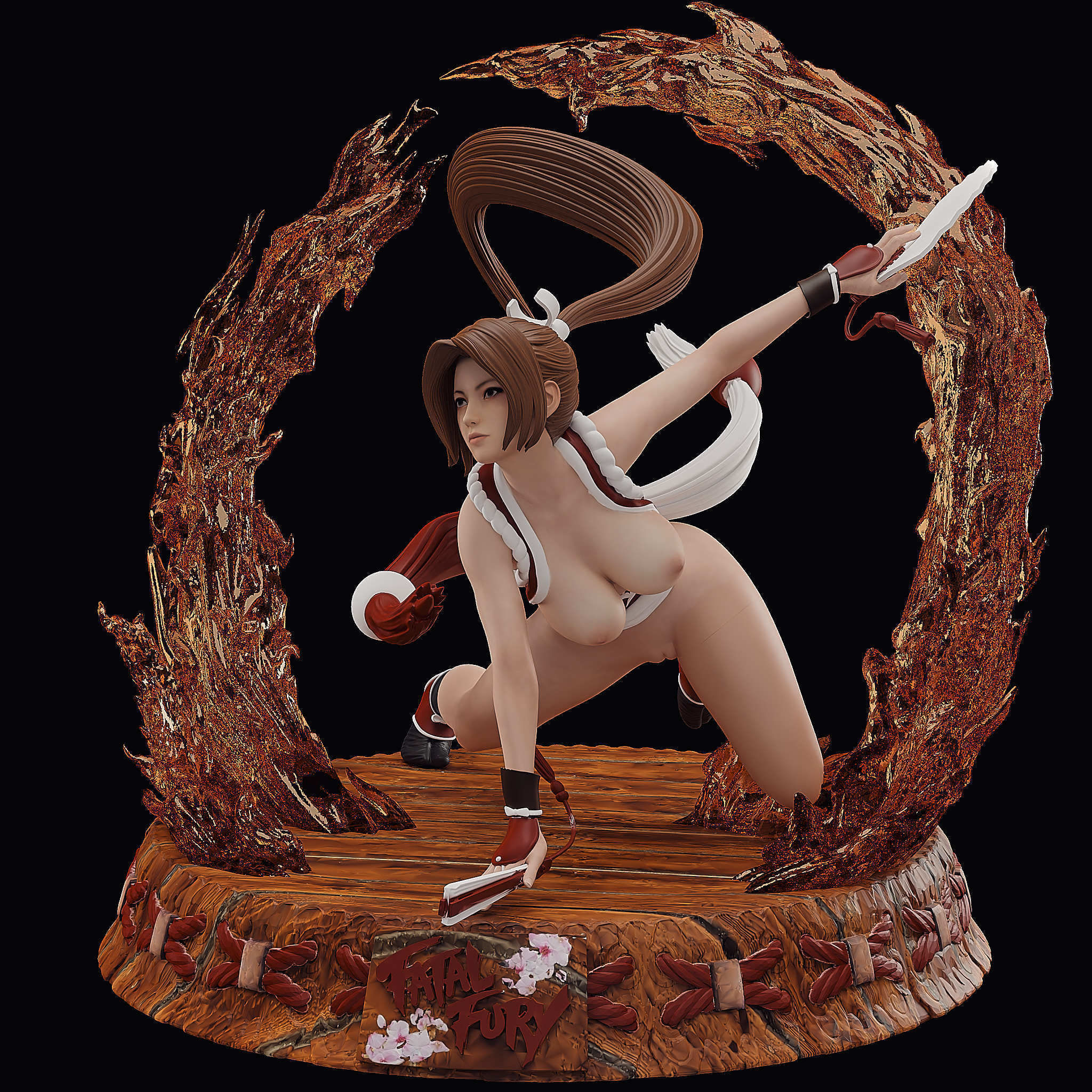 Mai Shiranui -Fatal fury  3D print model_4