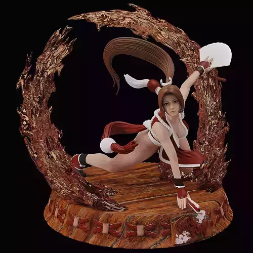 Mai Shiranui -Fatal fury  3D print model