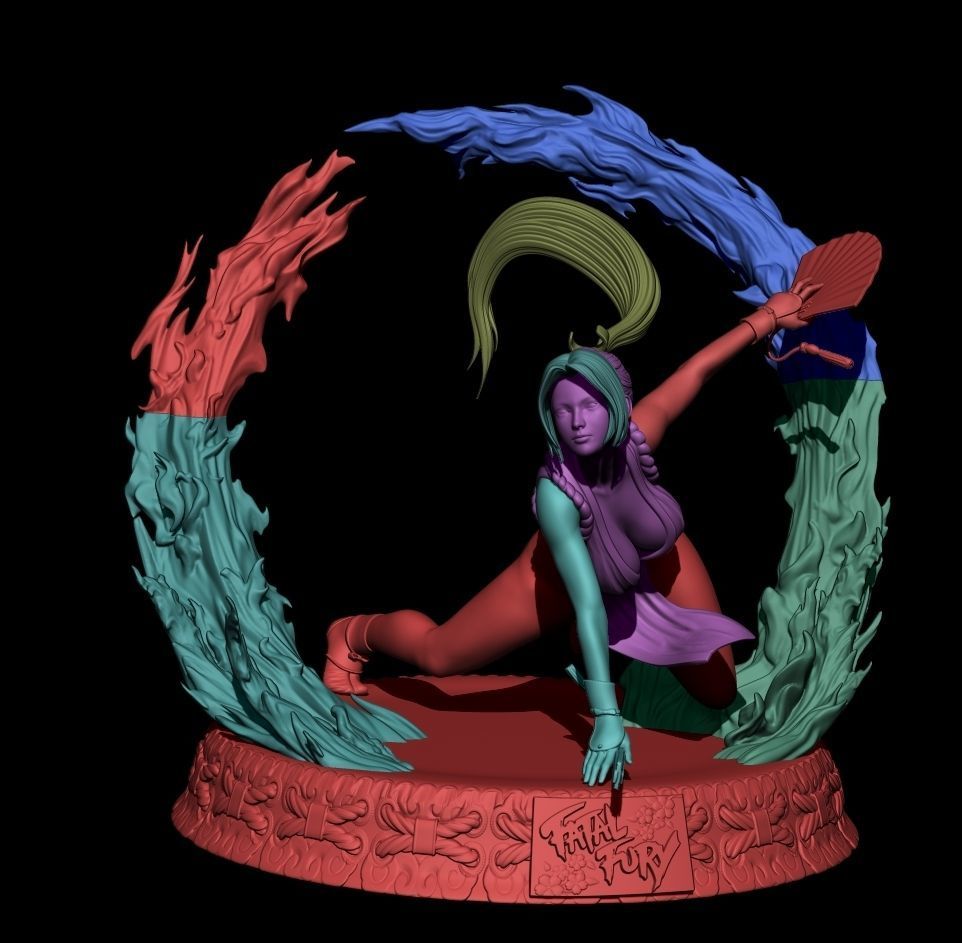 Mai Shiranui -Fatal fury  3D print model_9