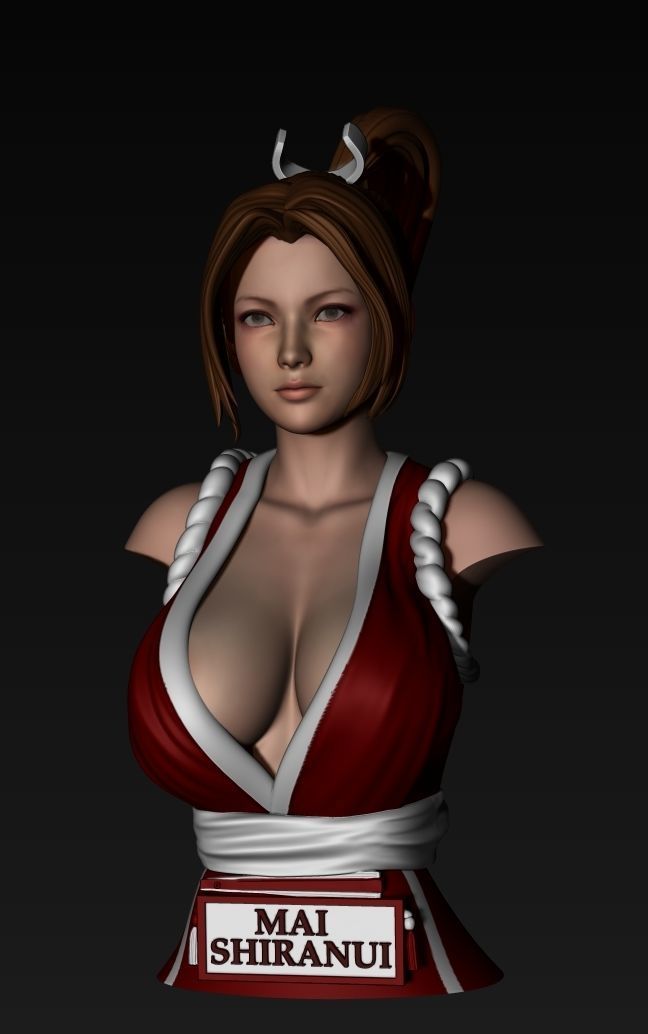 Mai Shiranui -Fatal fury  3D print model_7