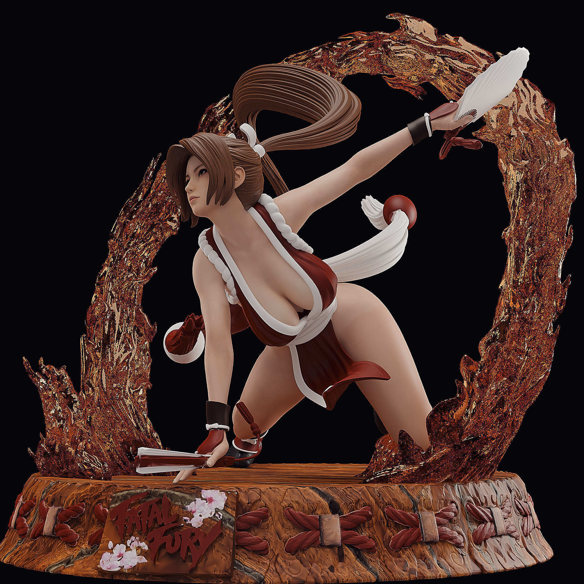 Mai Shiranui -Fatal fury  3D print model_1