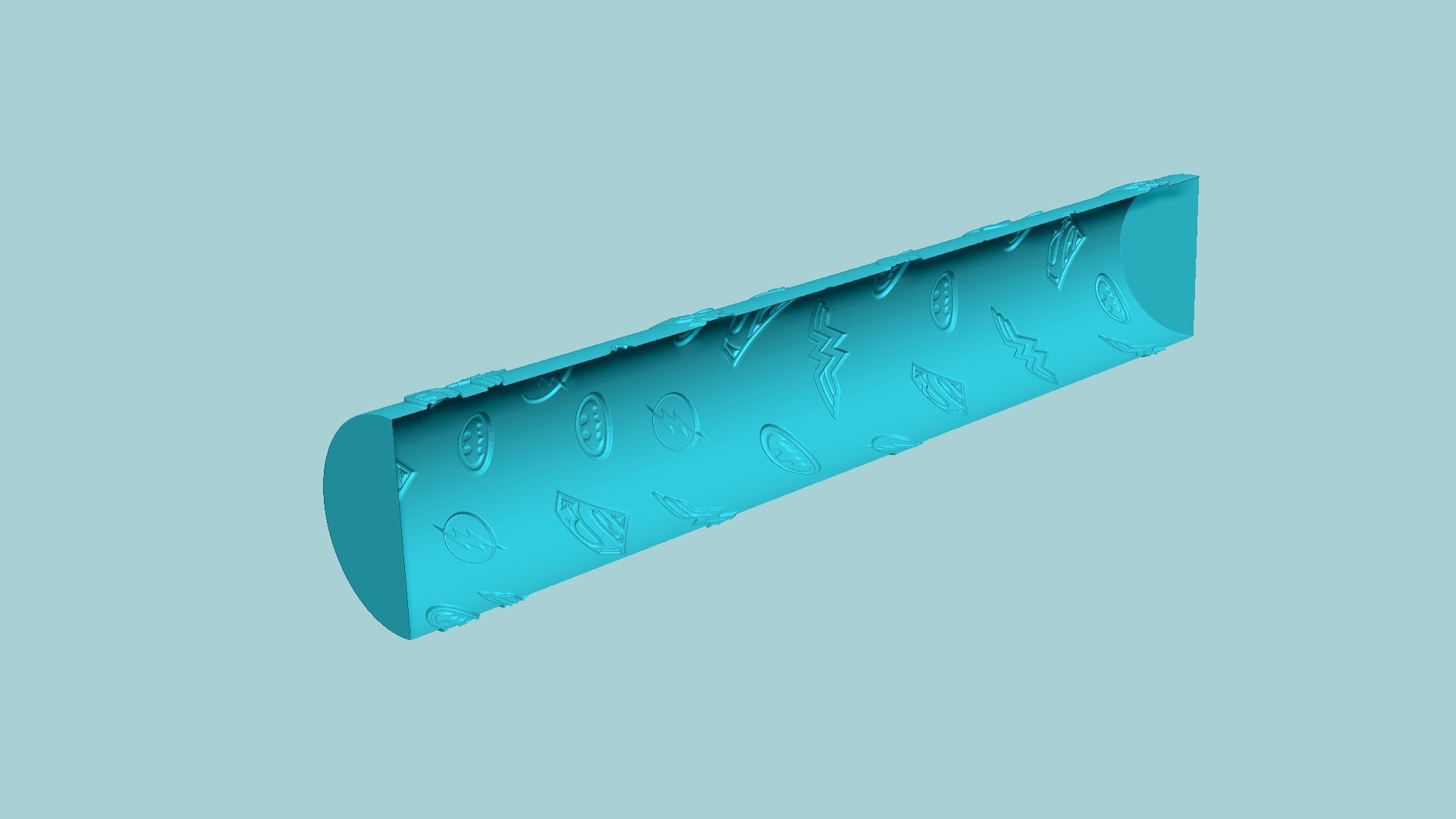 Texture Roll 78 DC Positive - Fondant Decoration Maker 3D print model_7