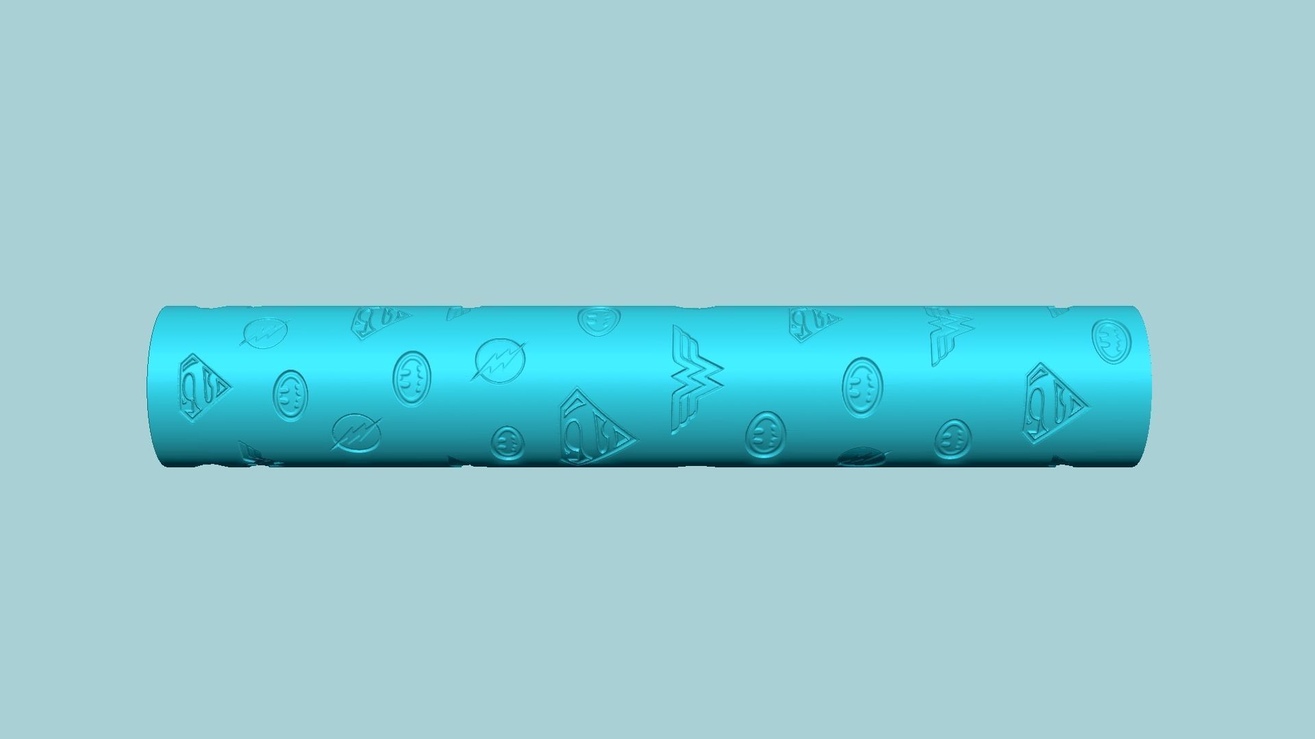 Texture Roll 79 DC Negative - Fondant Decoration Maker 3D print model_4