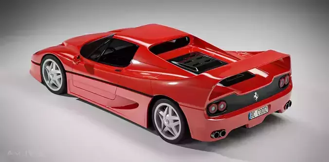 Ferrari F50 1995 3D model