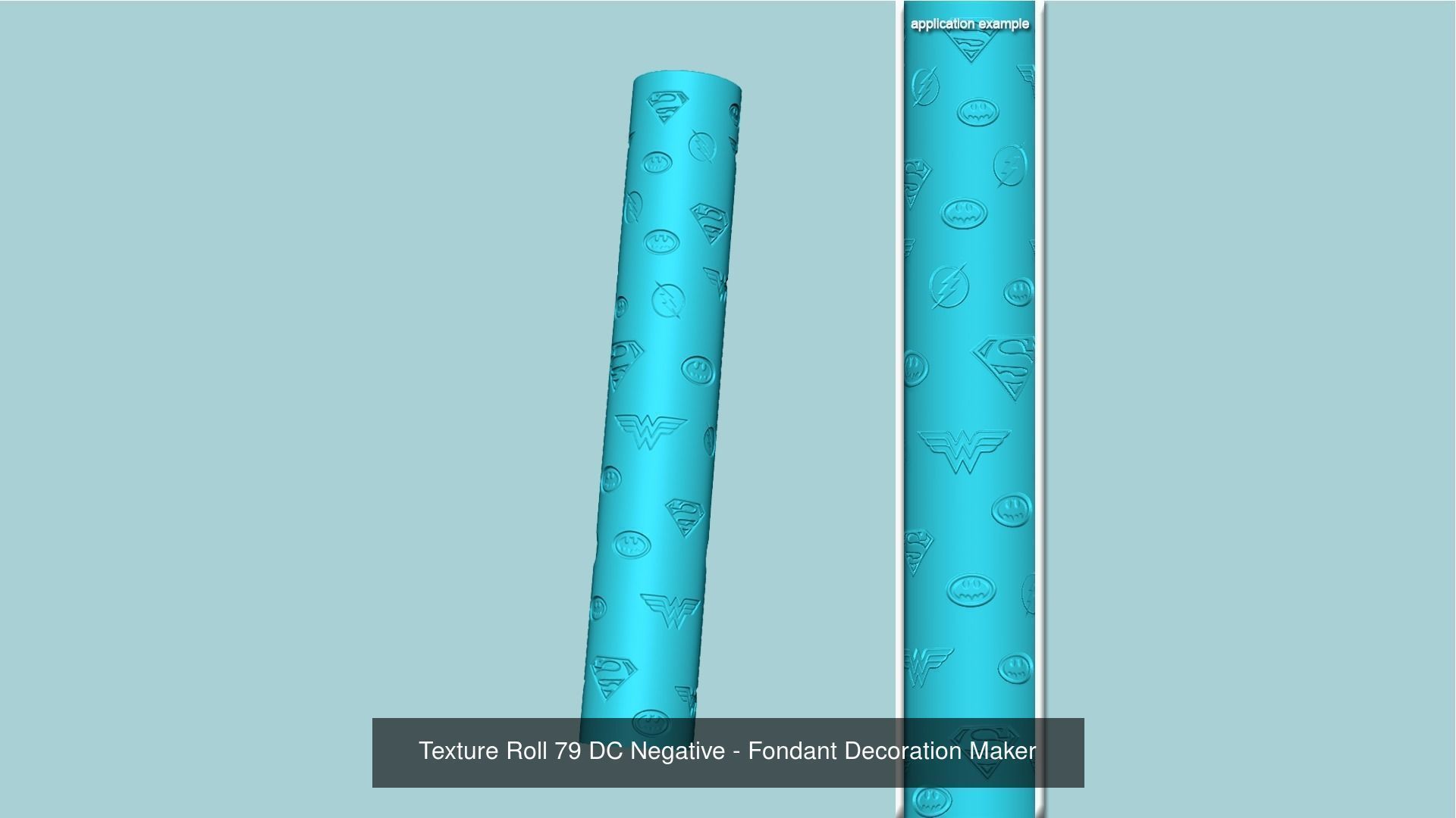 24 Texture Roll Branded Collection - Fondant Decoration Maker _23