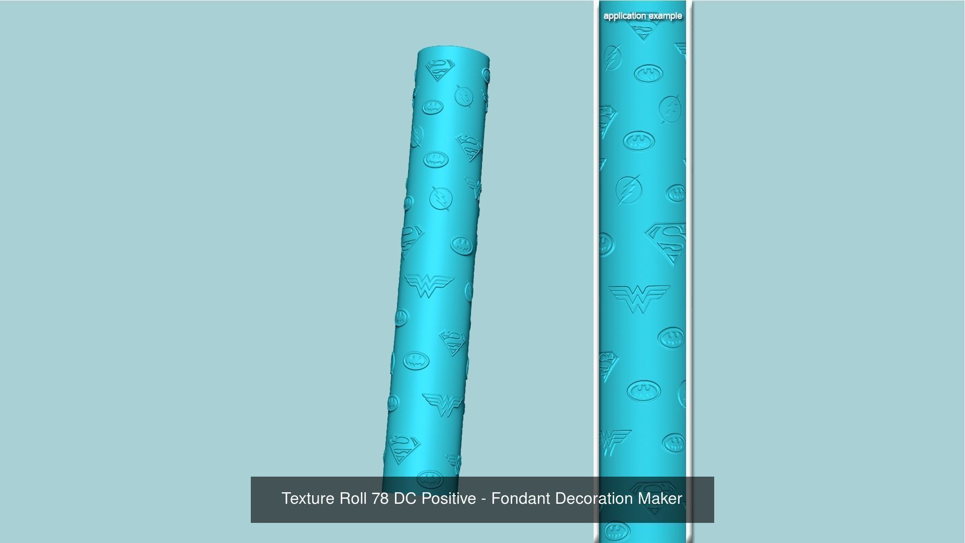 24 Texture Roll Branded Collection - Fondant Decoration Maker _22