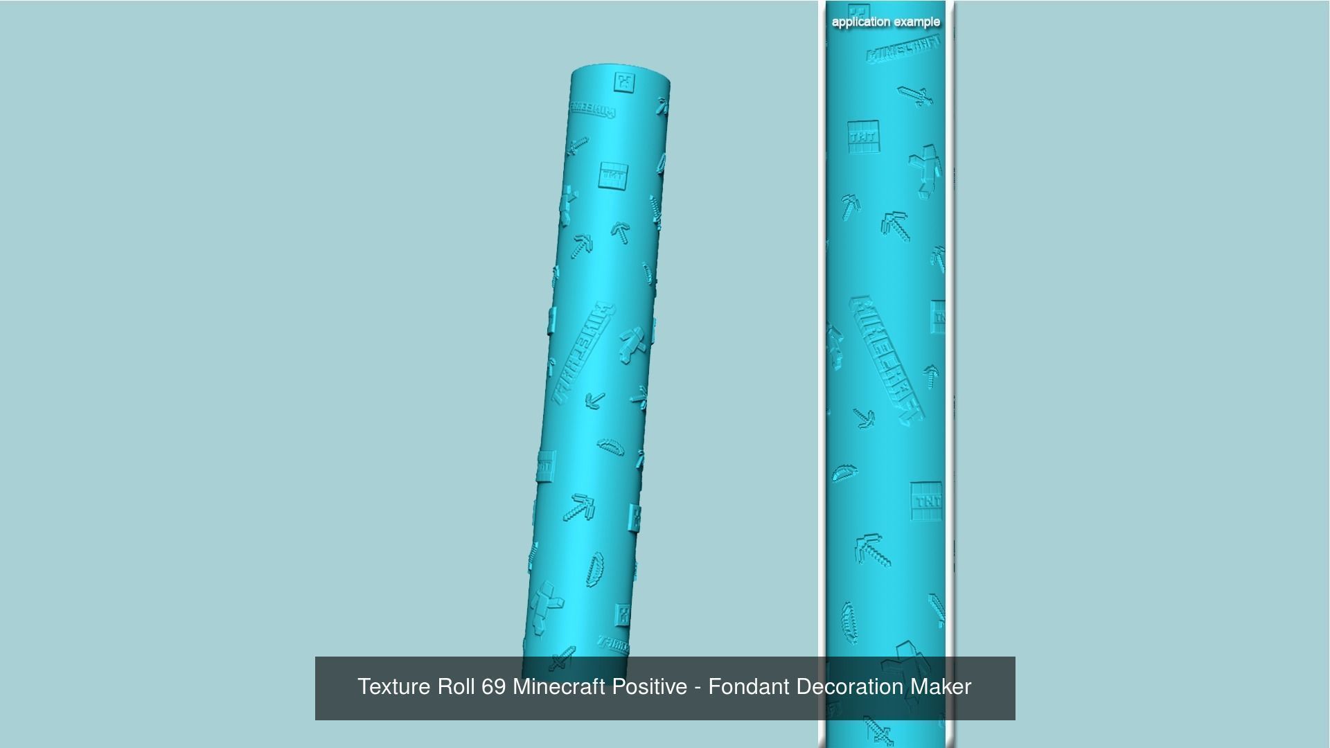 24 Texture Roll Branded Collection - Fondant Decoration Maker _13
