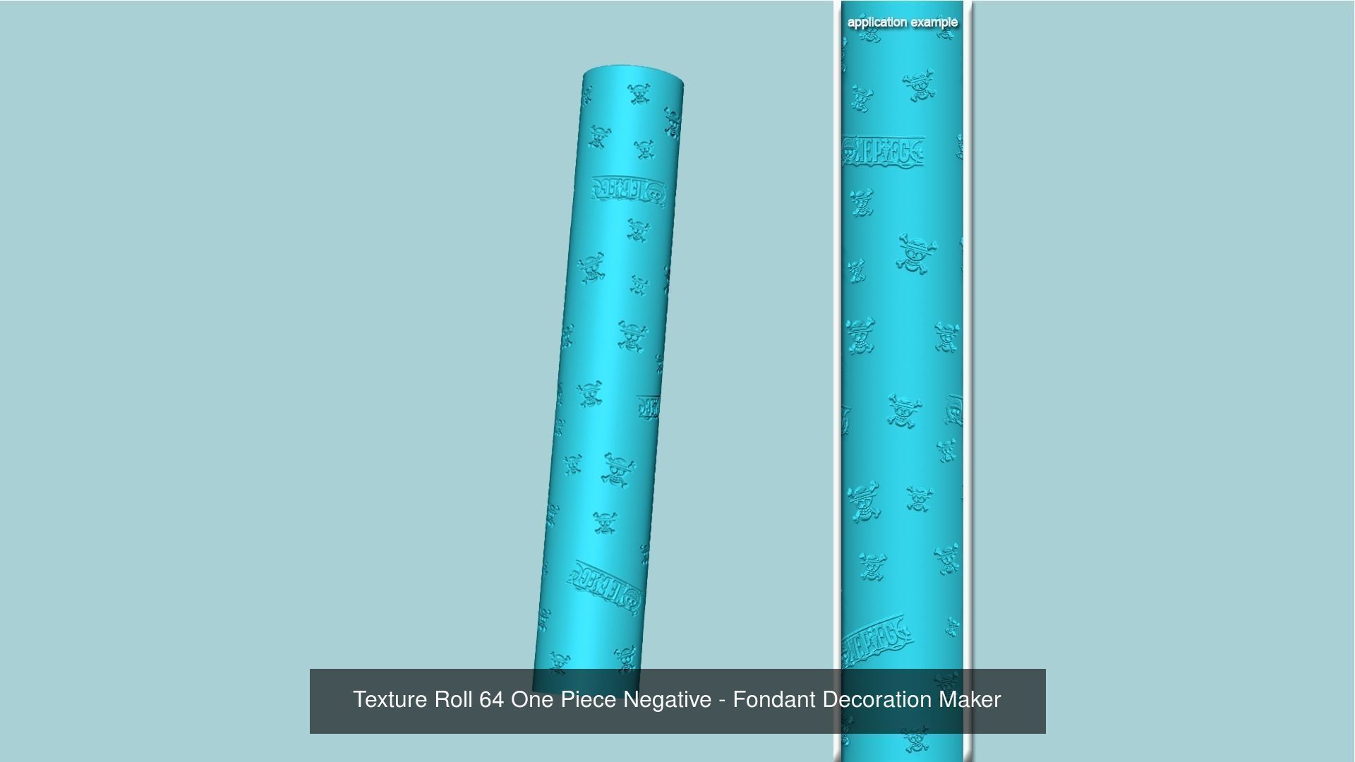 24 Texture Roll Branded Collection - Fondant Decoration Maker _8