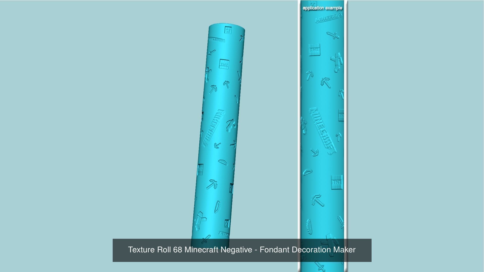 24 Texture Roll Branded Collection - Fondant Decoration Maker _12