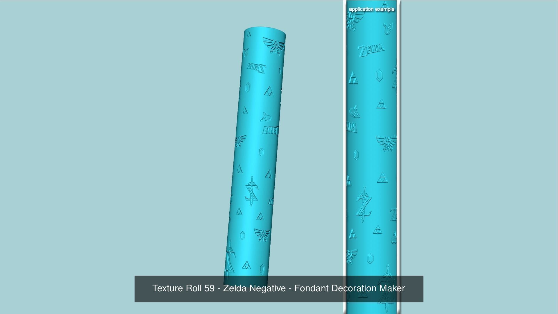 24 Texture Roll Branded Collection - Fondant Decoration Maker _3