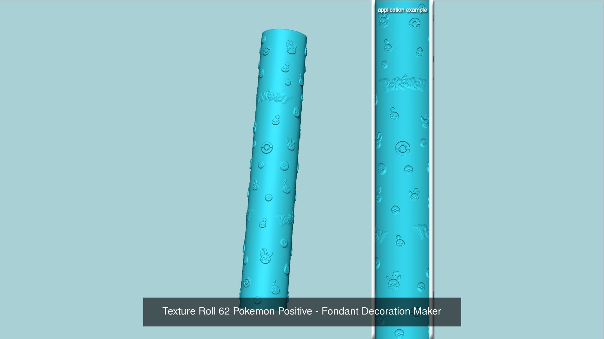 24 Texture Roll Branded Collection - Fondant Decoration Maker _6