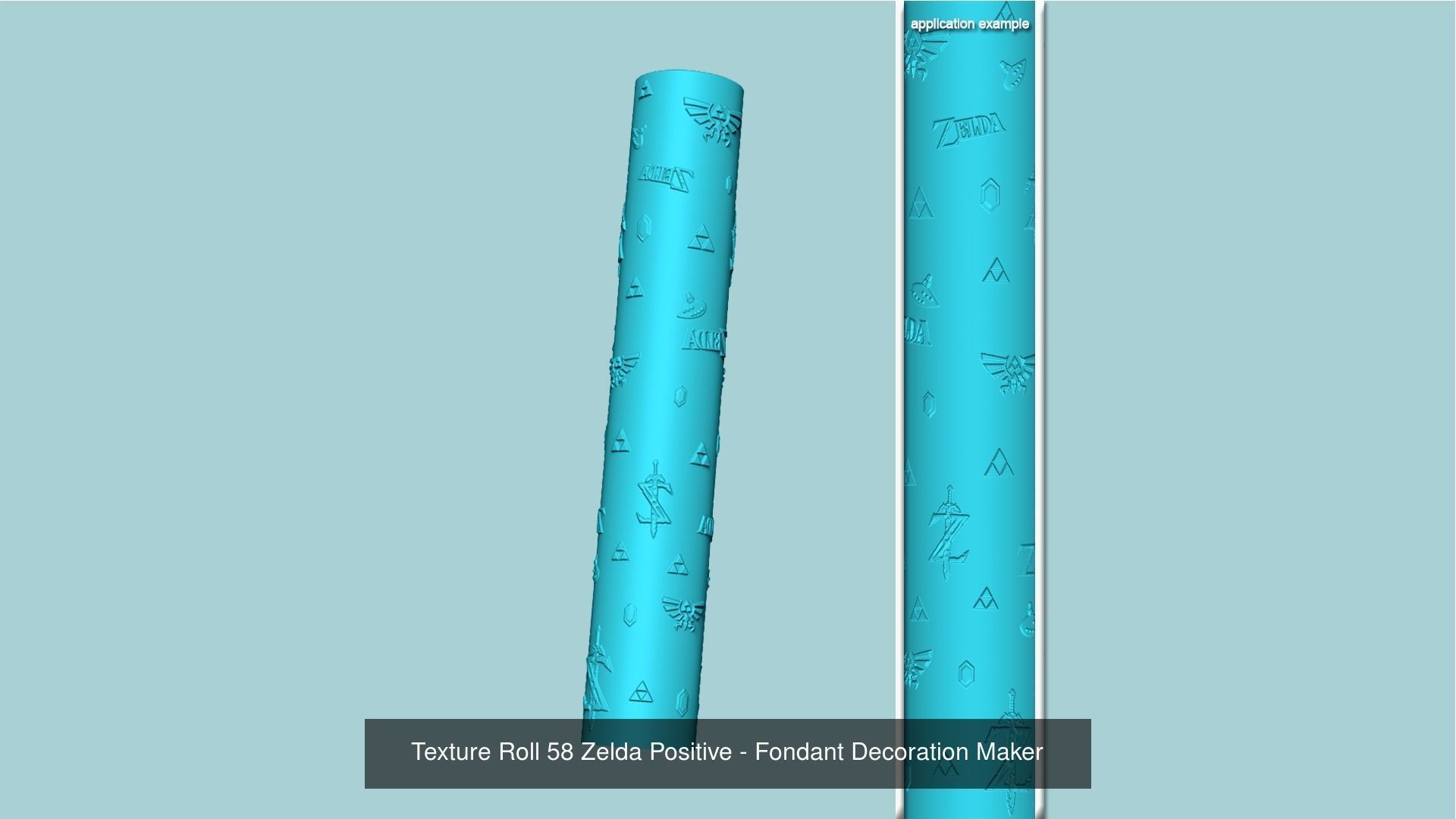 24 Texture Roll Branded Collection - Fondant Decoration Maker _2