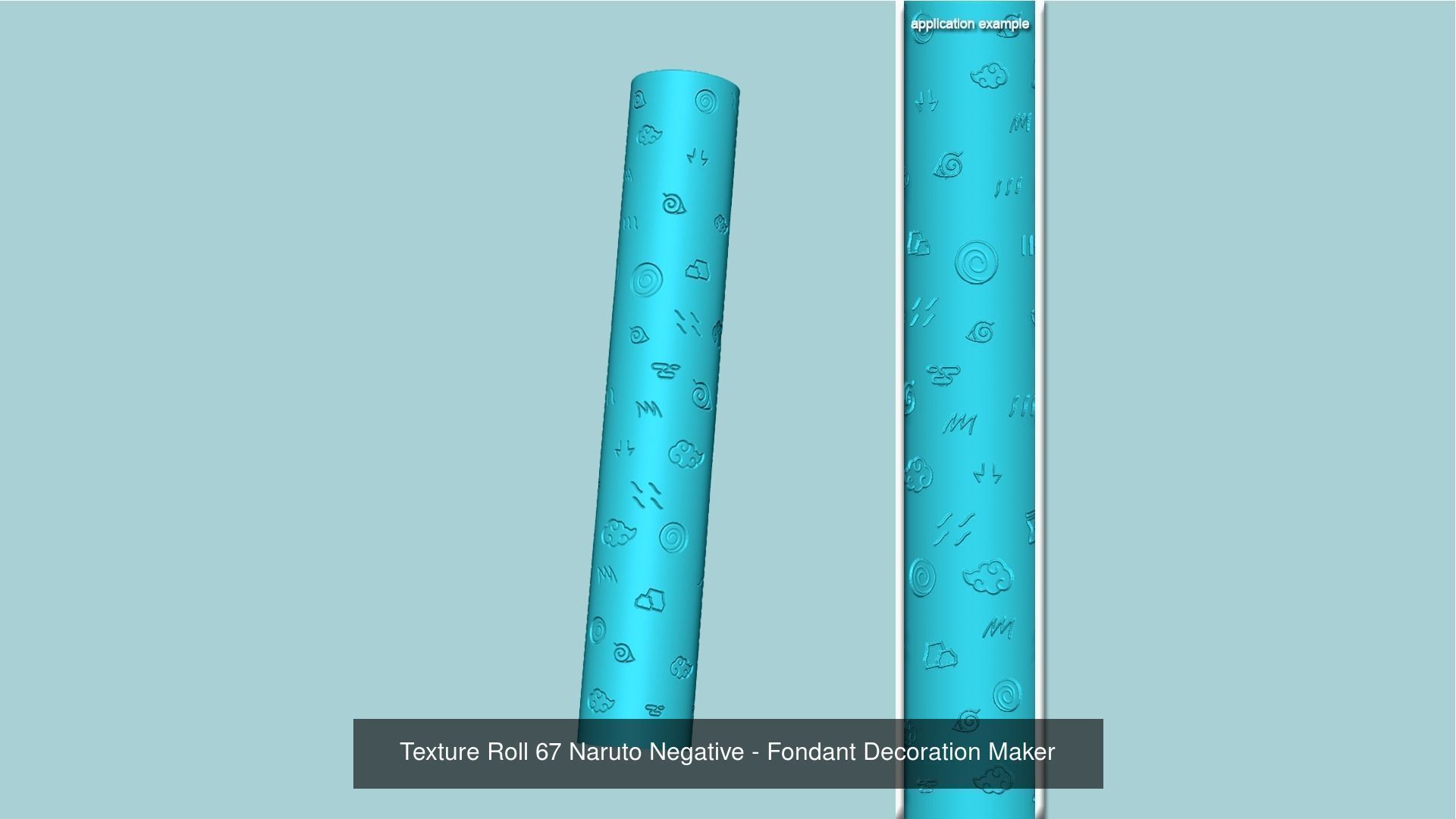 24 Texture Roll Branded Collection - Fondant Decoration Maker _11