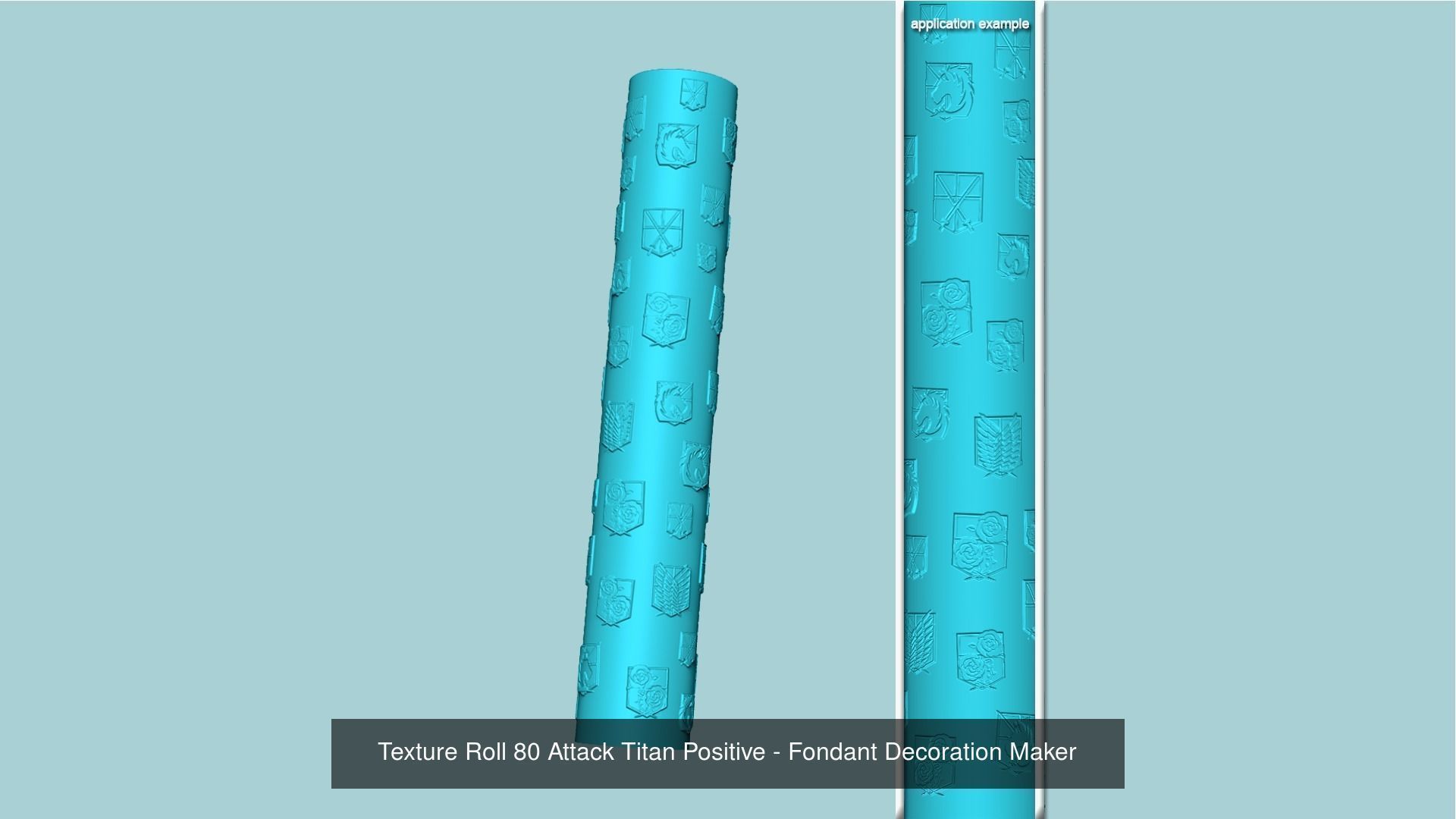 24 Texture Roll Branded Collection - Fondant Decoration Maker _24