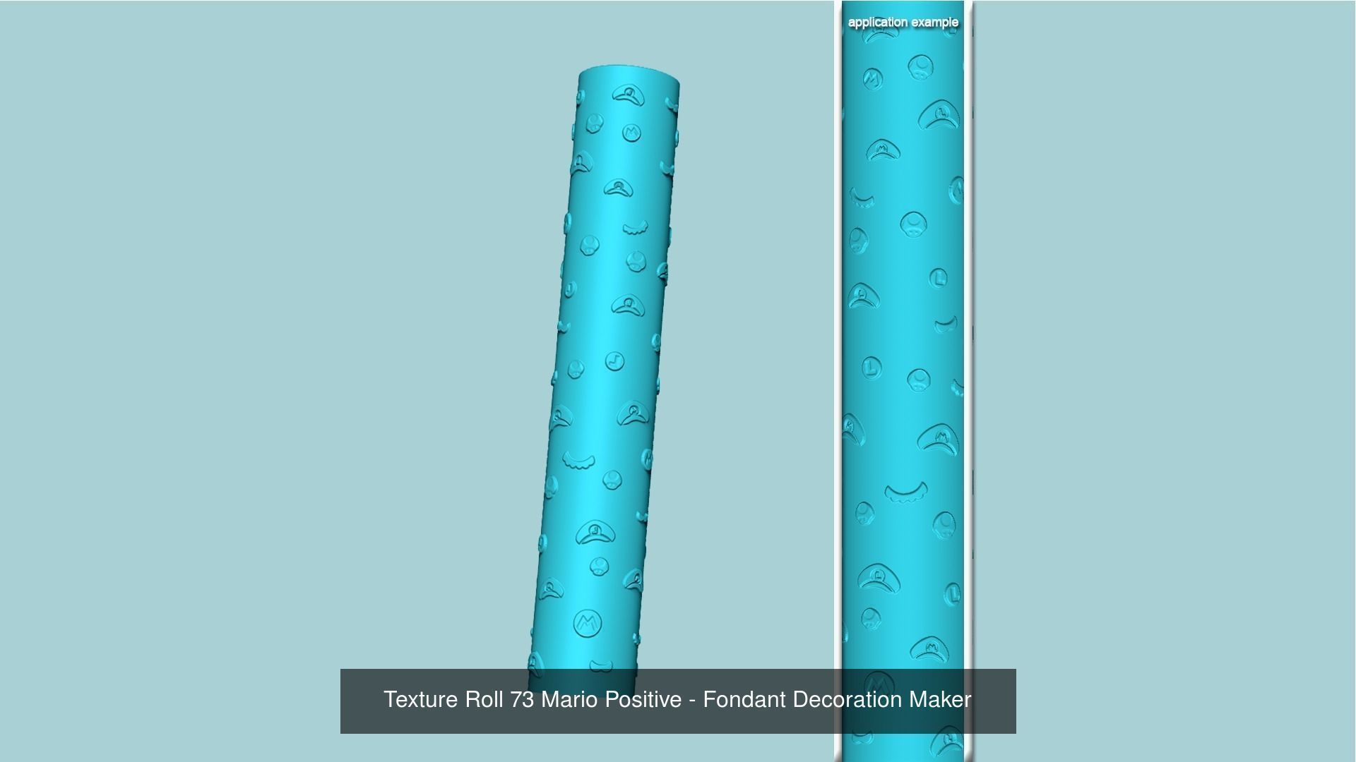 24 Texture Roll Branded Collection - Fondant Decoration Maker _17