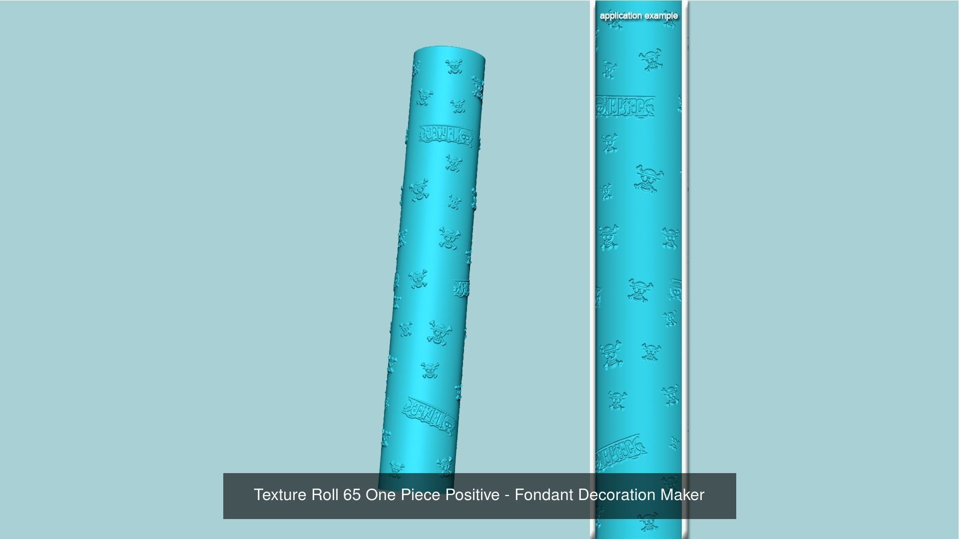 24 Texture Roll Branded Collection - Fondant Decoration Maker _9