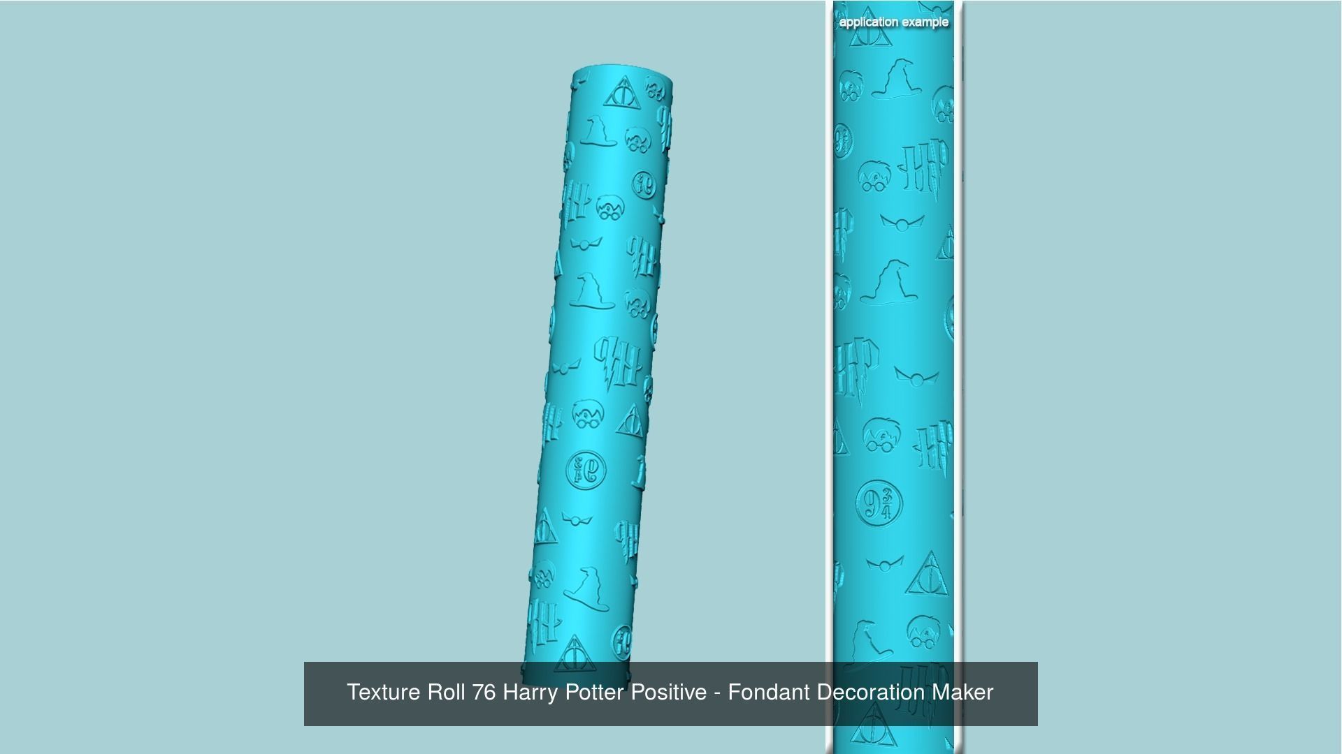 24 Texture Roll Branded Collection - Fondant Decoration Maker _20