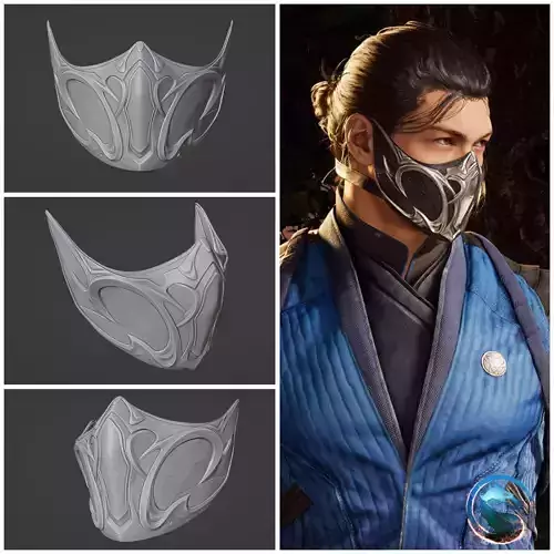 Sub Zero mask from MK1 -  Whiteout