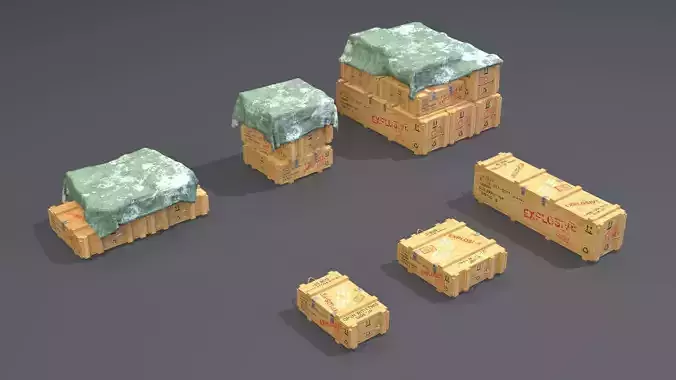 PBR Wooden Crates Pack