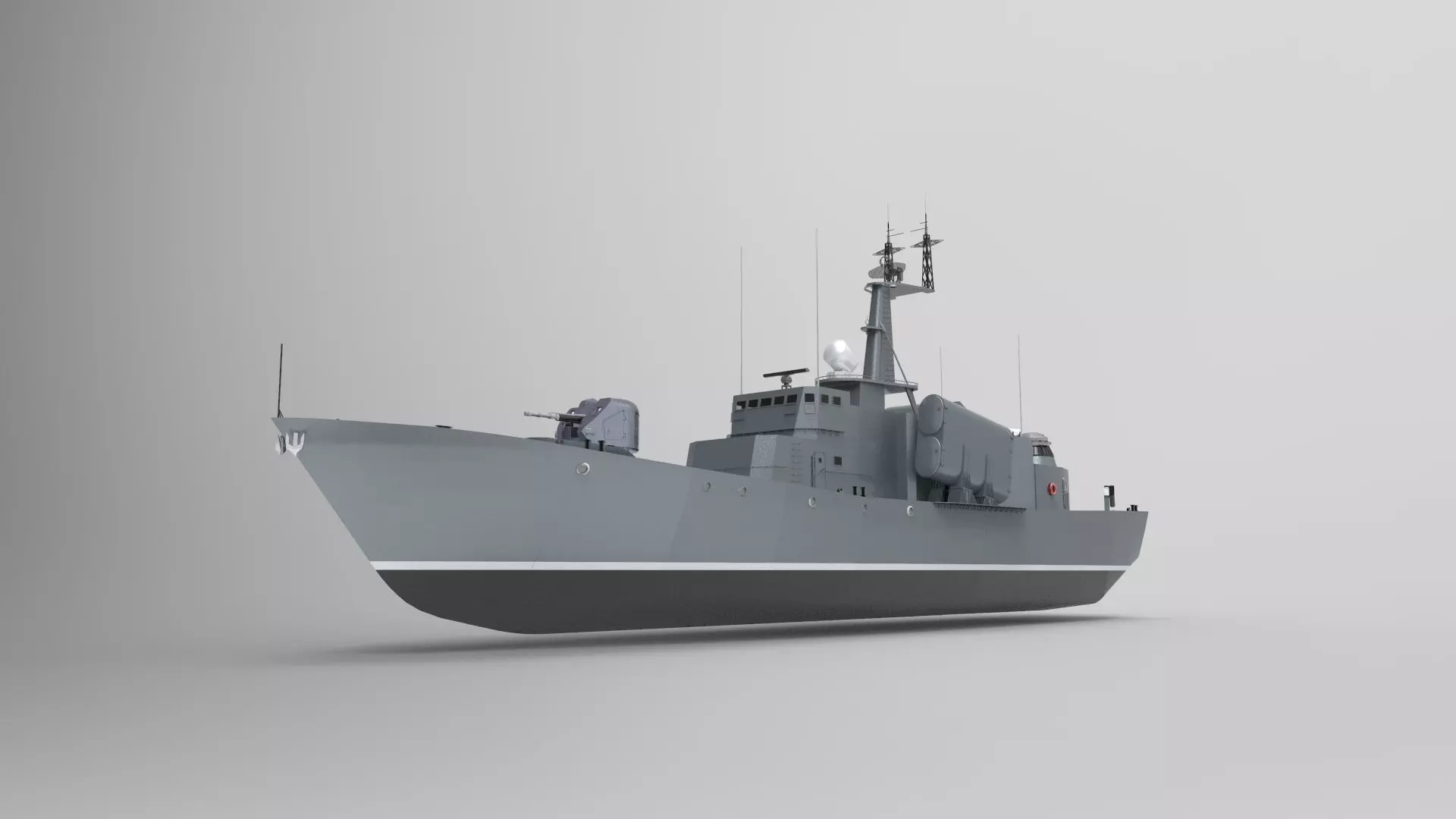 Tarantul class corvette 3D model