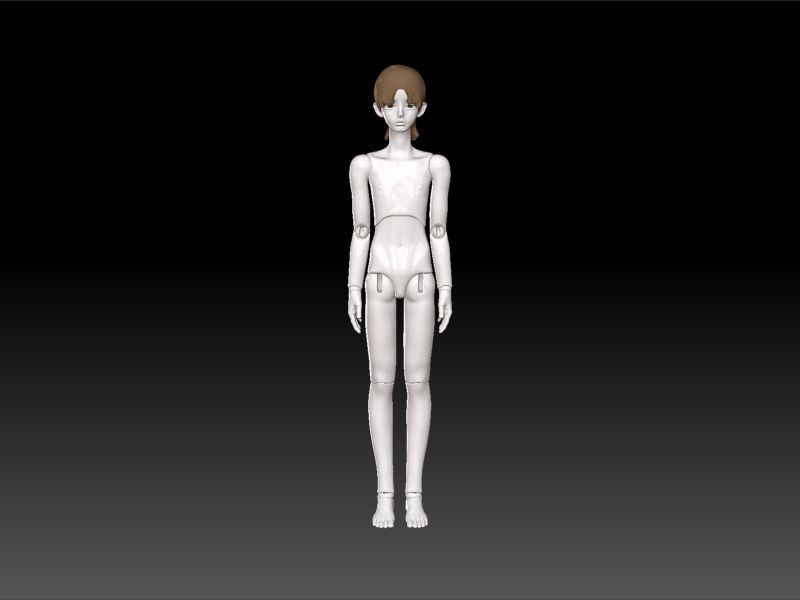 BJD boy male model Kris stl 3D print model_1