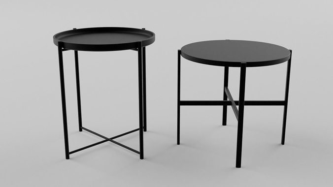 Side tables 3D model