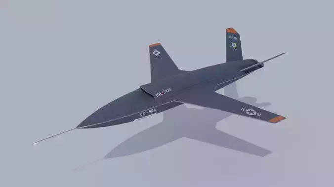 Kratos XQ-58 Valkyrie with 4K textures and PBR