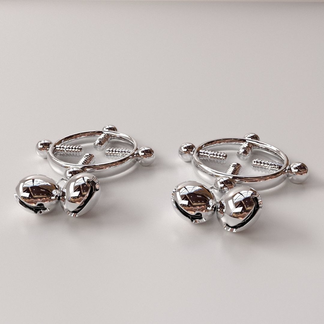 Nipple Ring 3D model_1