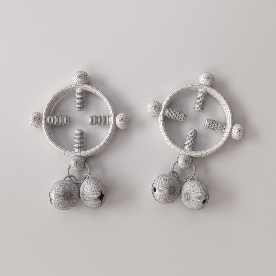 Nipple Ring 3D model_4