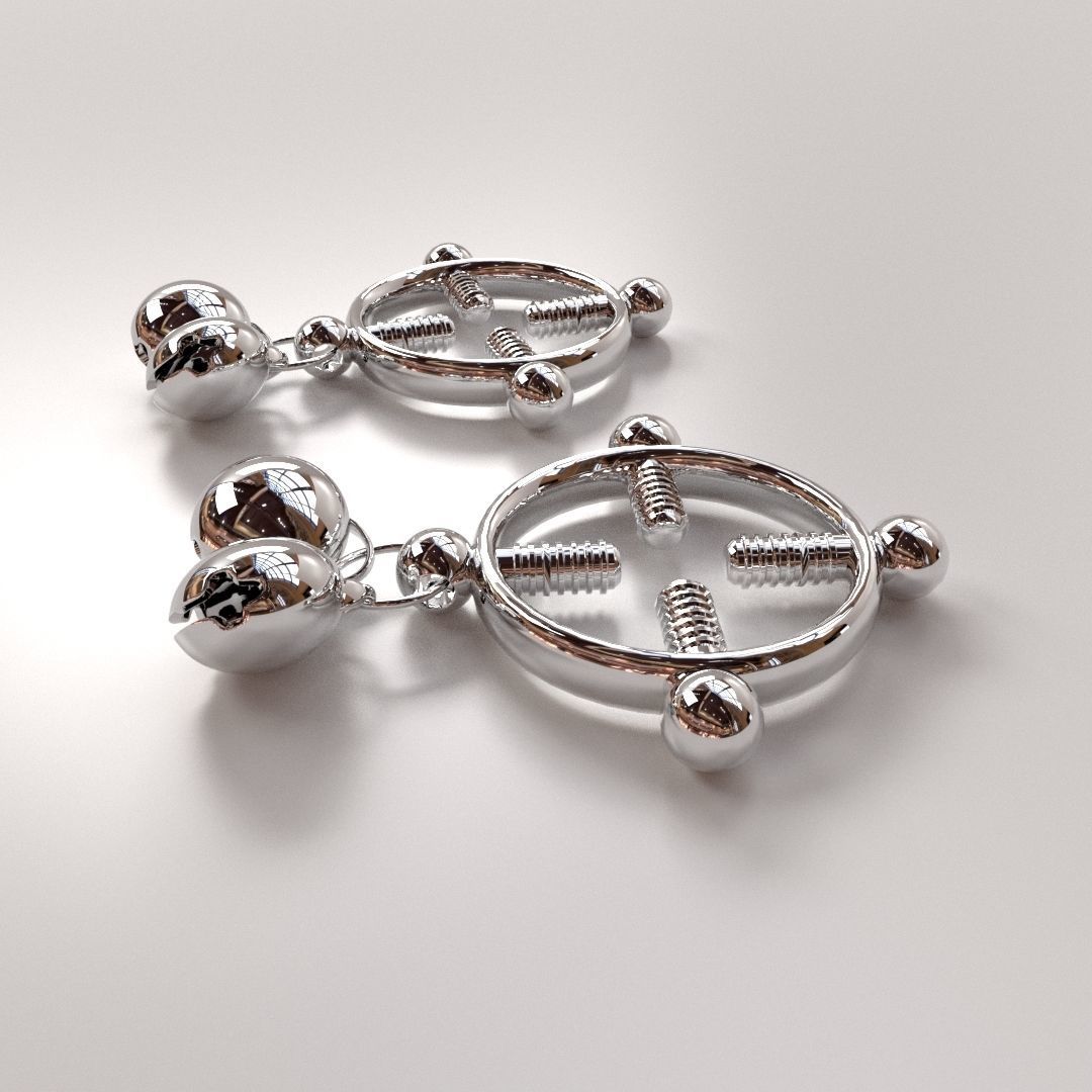 Nipple Ring 3D model_2