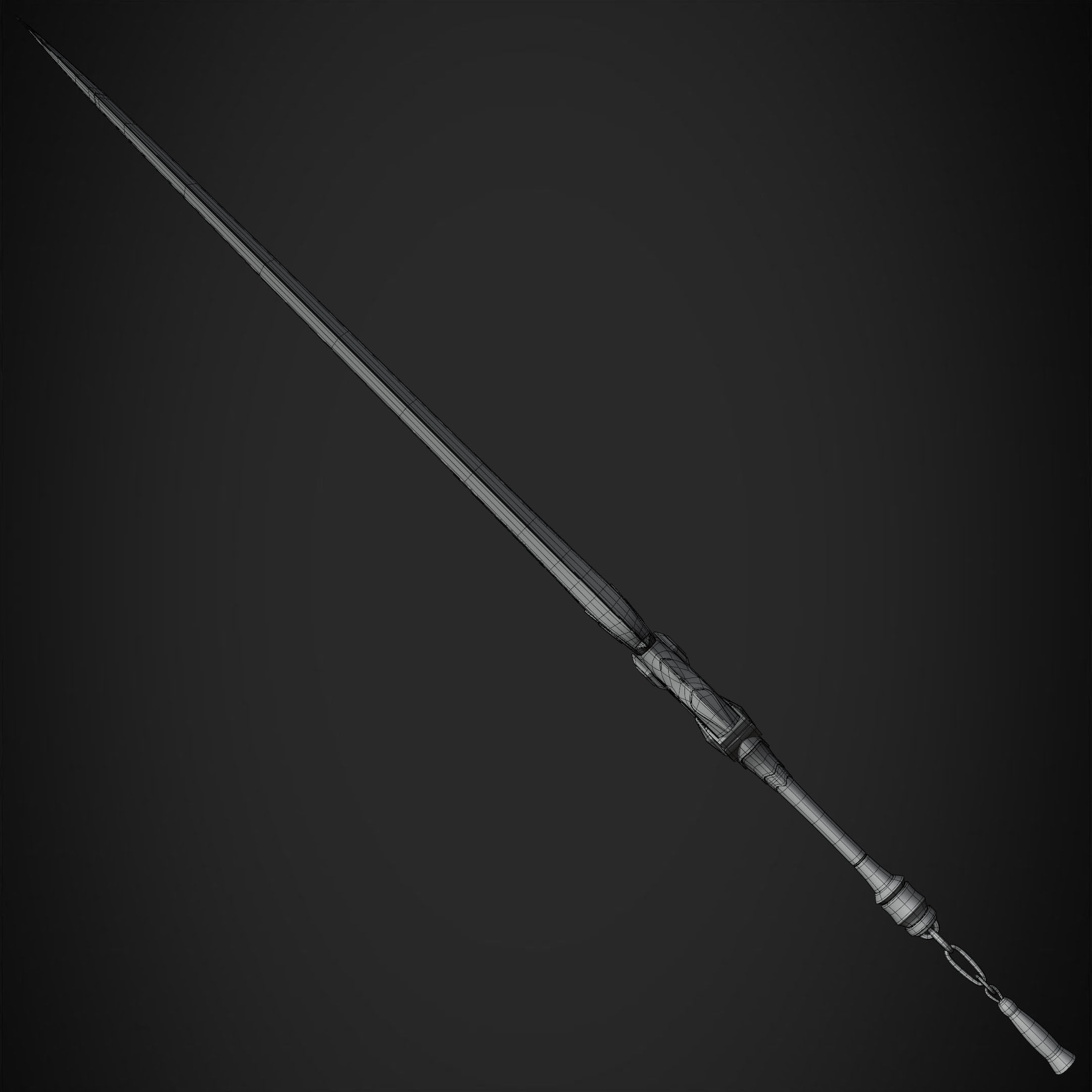 Genshin Impact Black Cliff Sword for Cosplay 3D print model_18