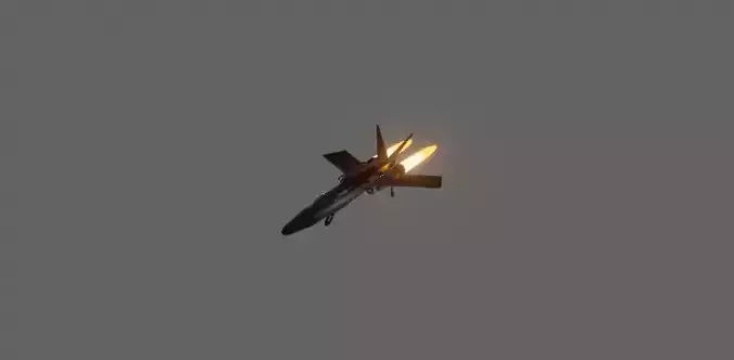 Basic Fighter-Jet Model 3D model