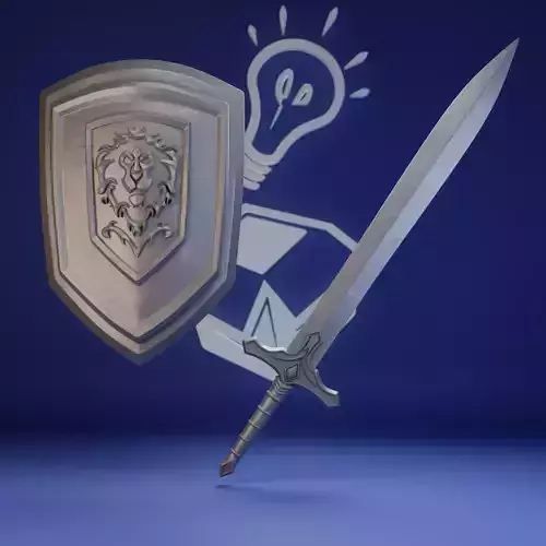 Stormwind Guard - Sword n Shield - COSPLAY Warcraft 3D print model Stormwind Guard - Sword n Shield - COSPLAY Warcraft 3D print model