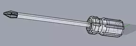 Destornillador de estrella  3D print model