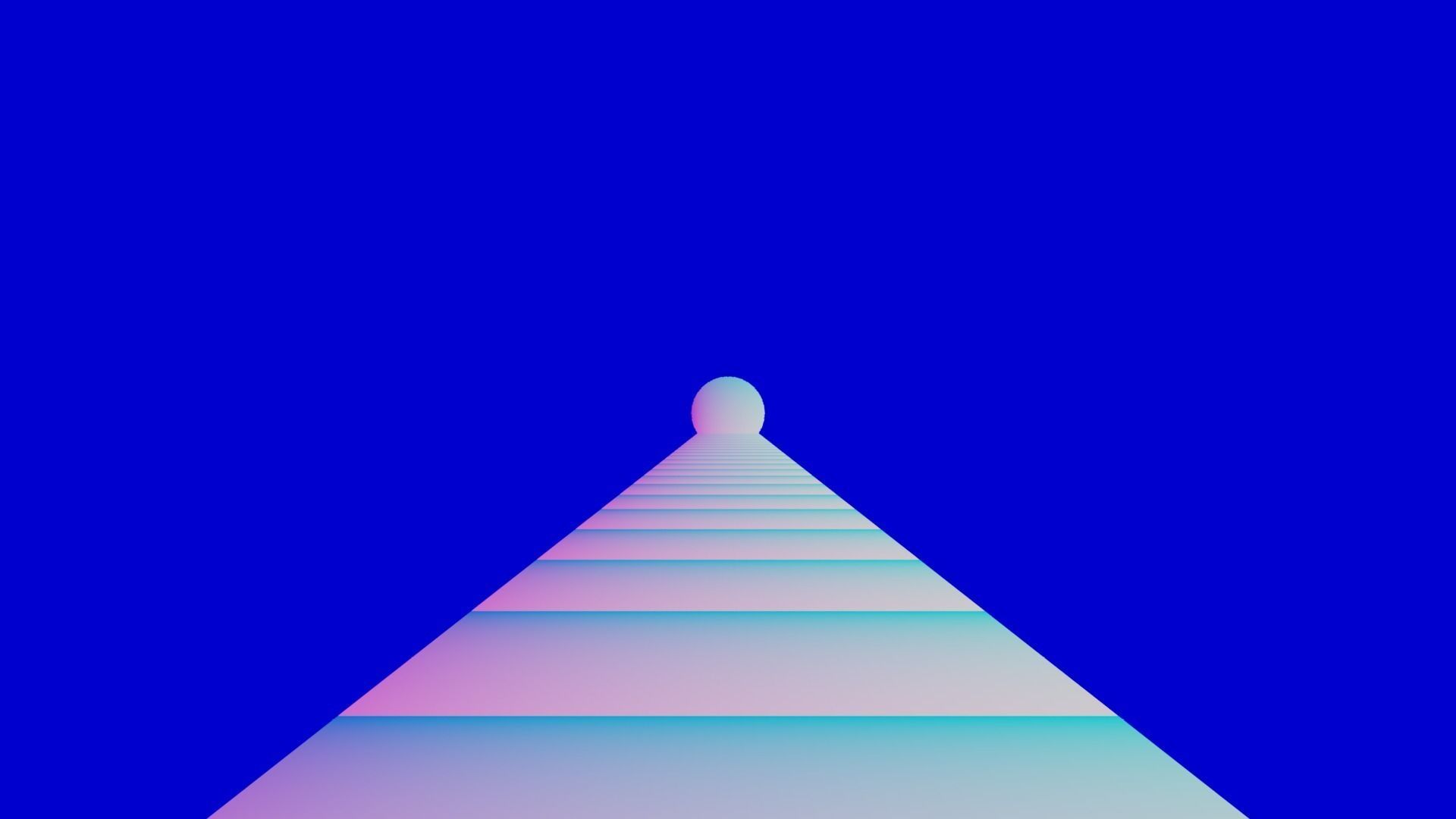 Sci-fi hallway Low-poly 3D model_17