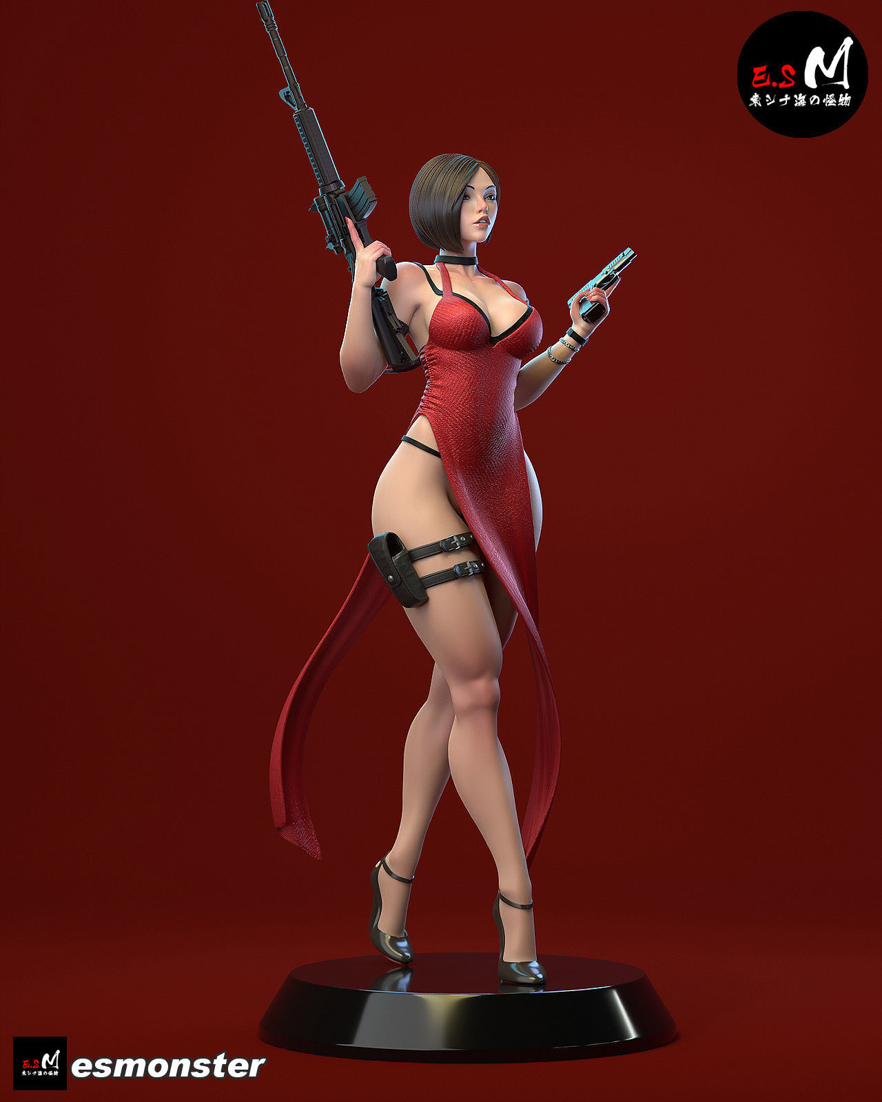 Ada Wang CHARACTER BY ESM 3D print model_33