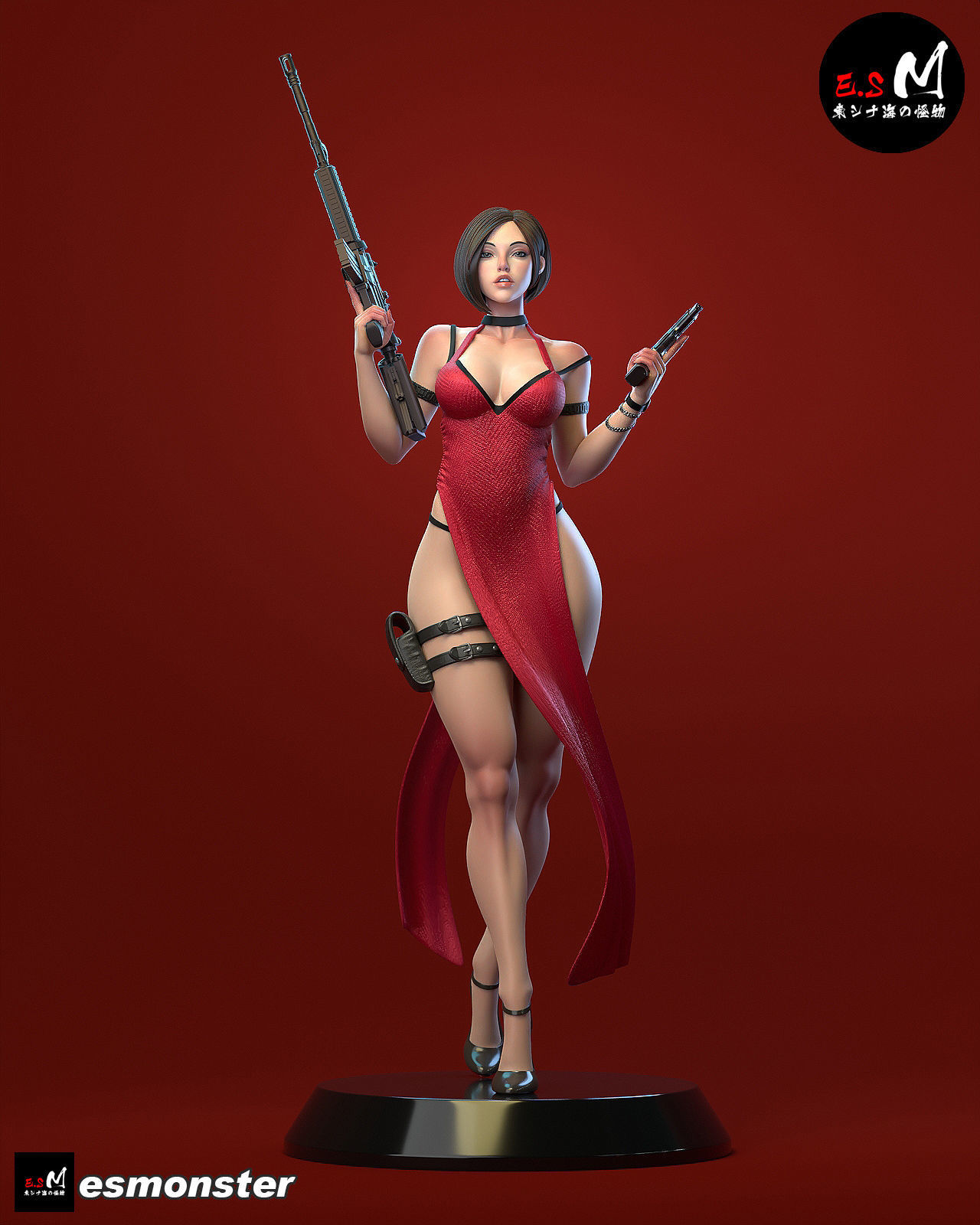 Ada Wang CHARACTER BY ESM 3D print model_10