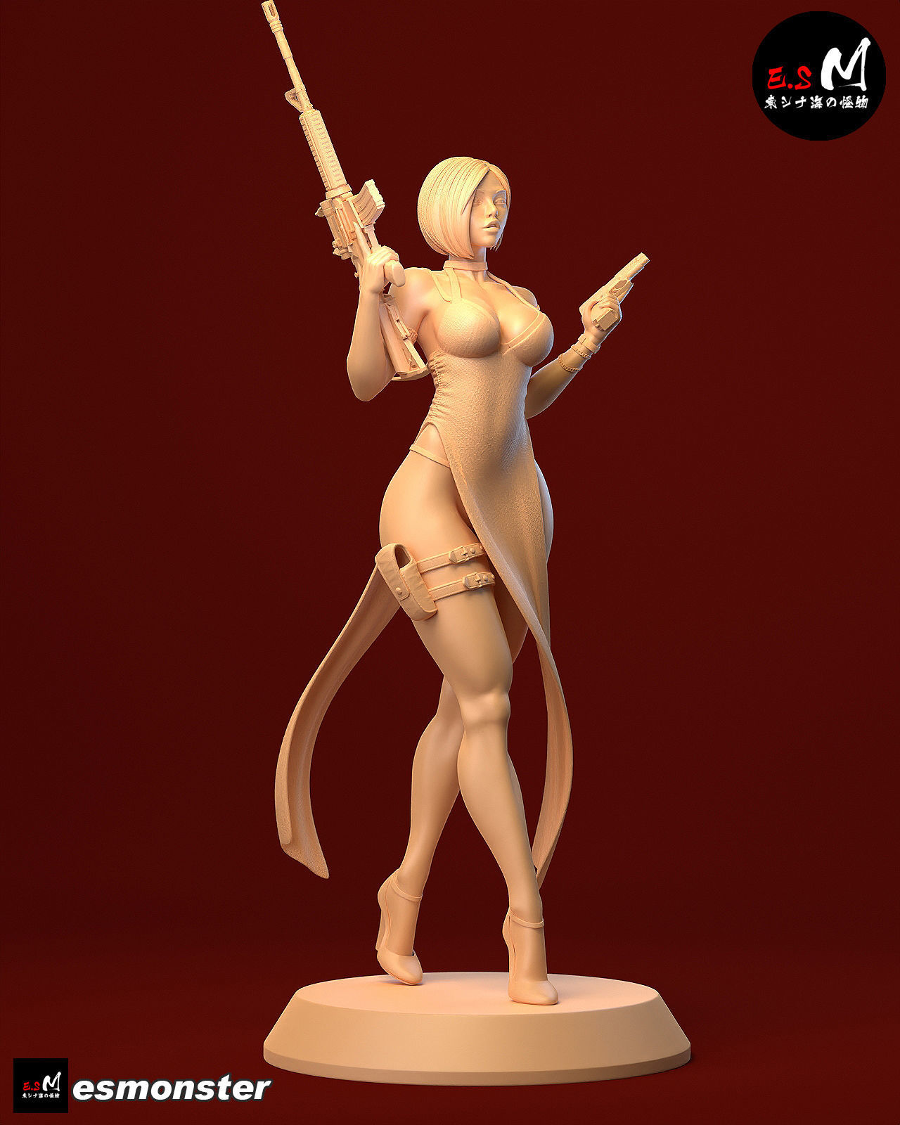 Ada Wang CHARACTER BY ESM 3D print model_44