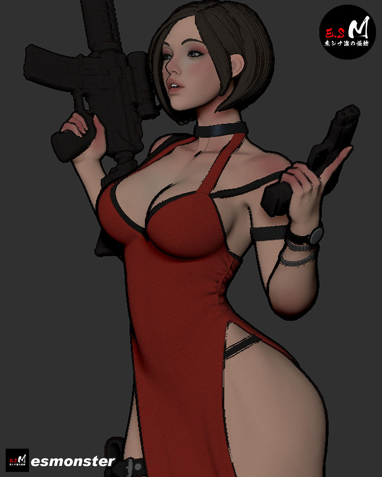 Ada Wang CHARACTER BY ESM 3D print model_47