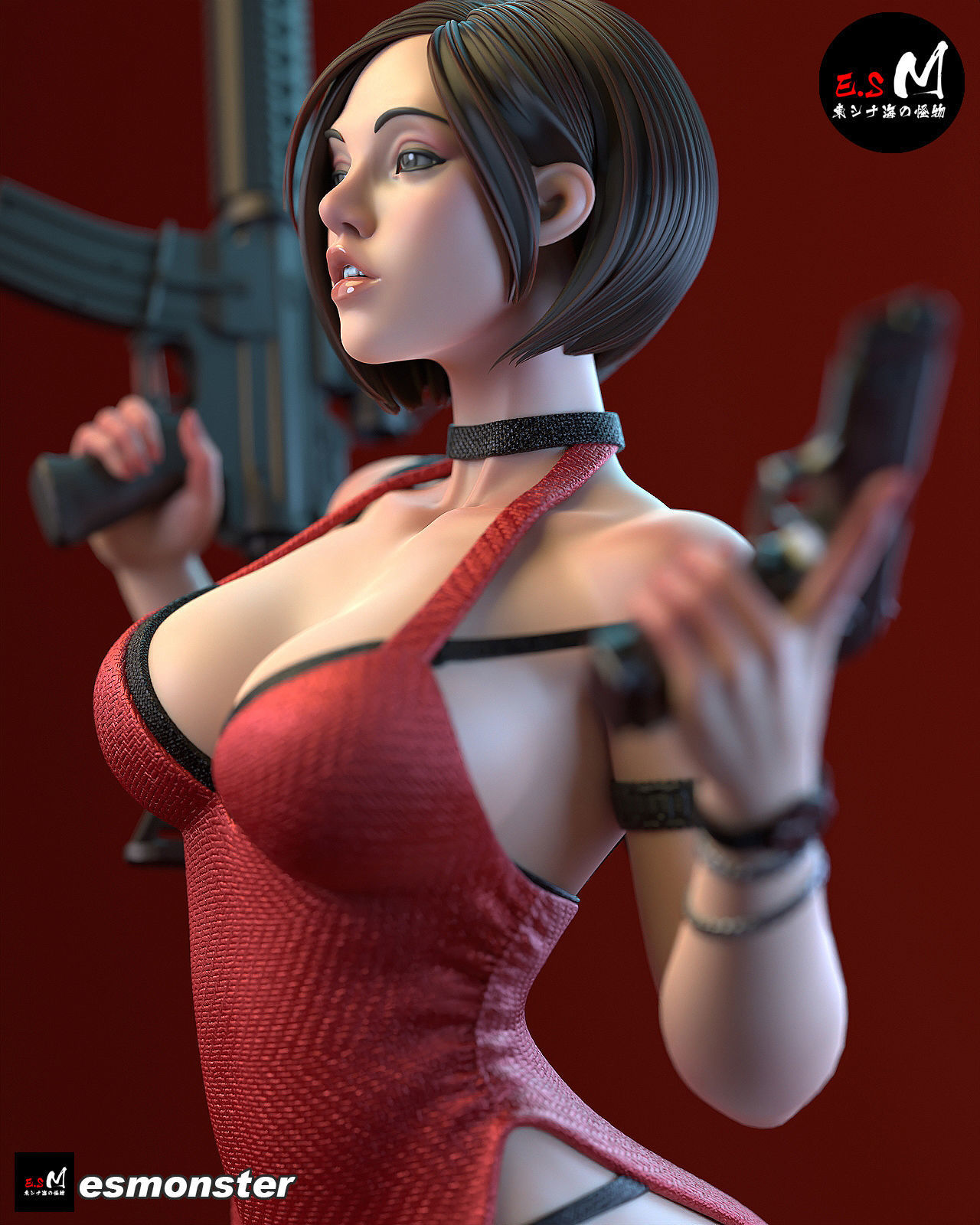 Ada Wang CHARACTER BY ESM 3D print model_12