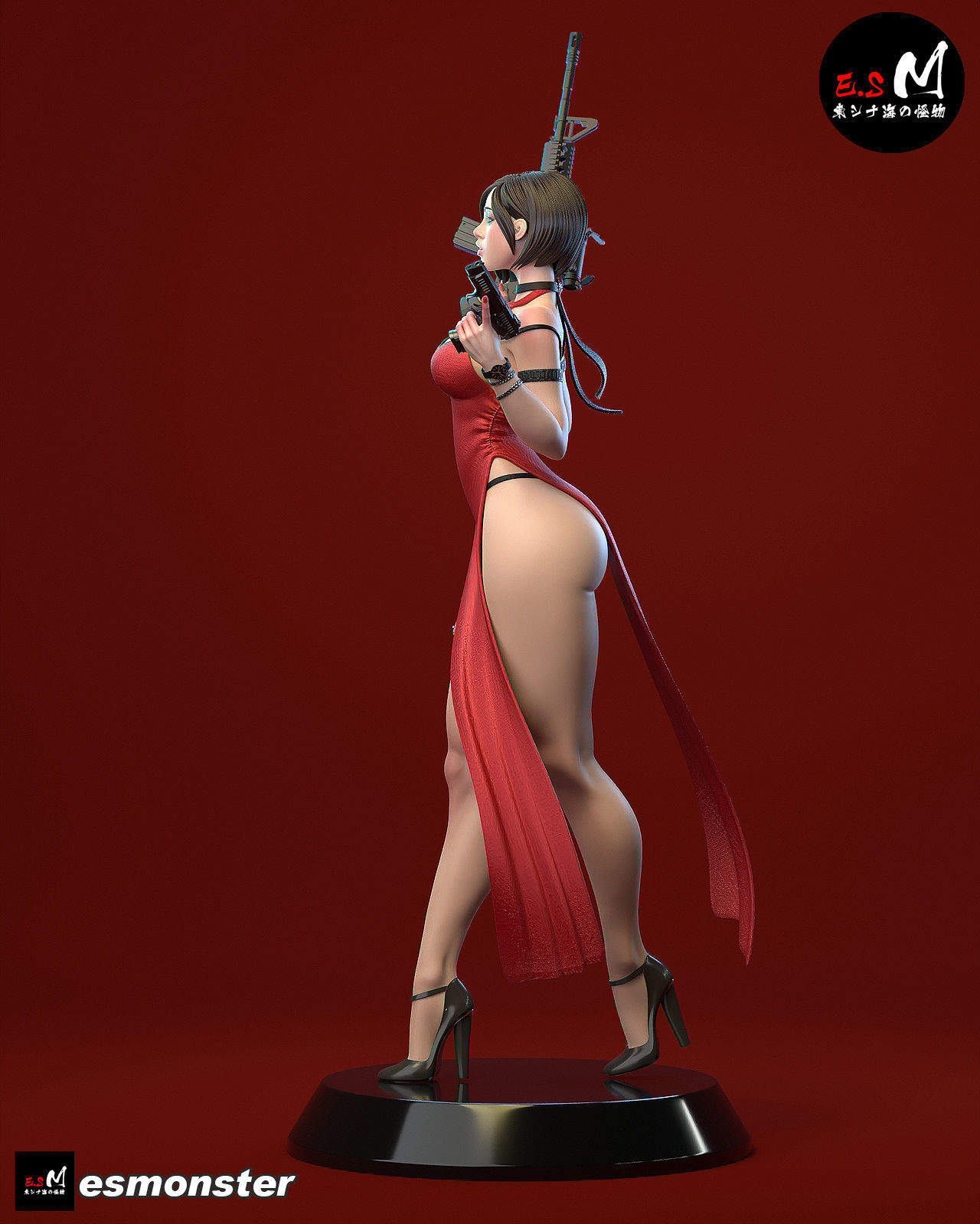 Ada Wang CHARACTER BY ESM 3D print model_37