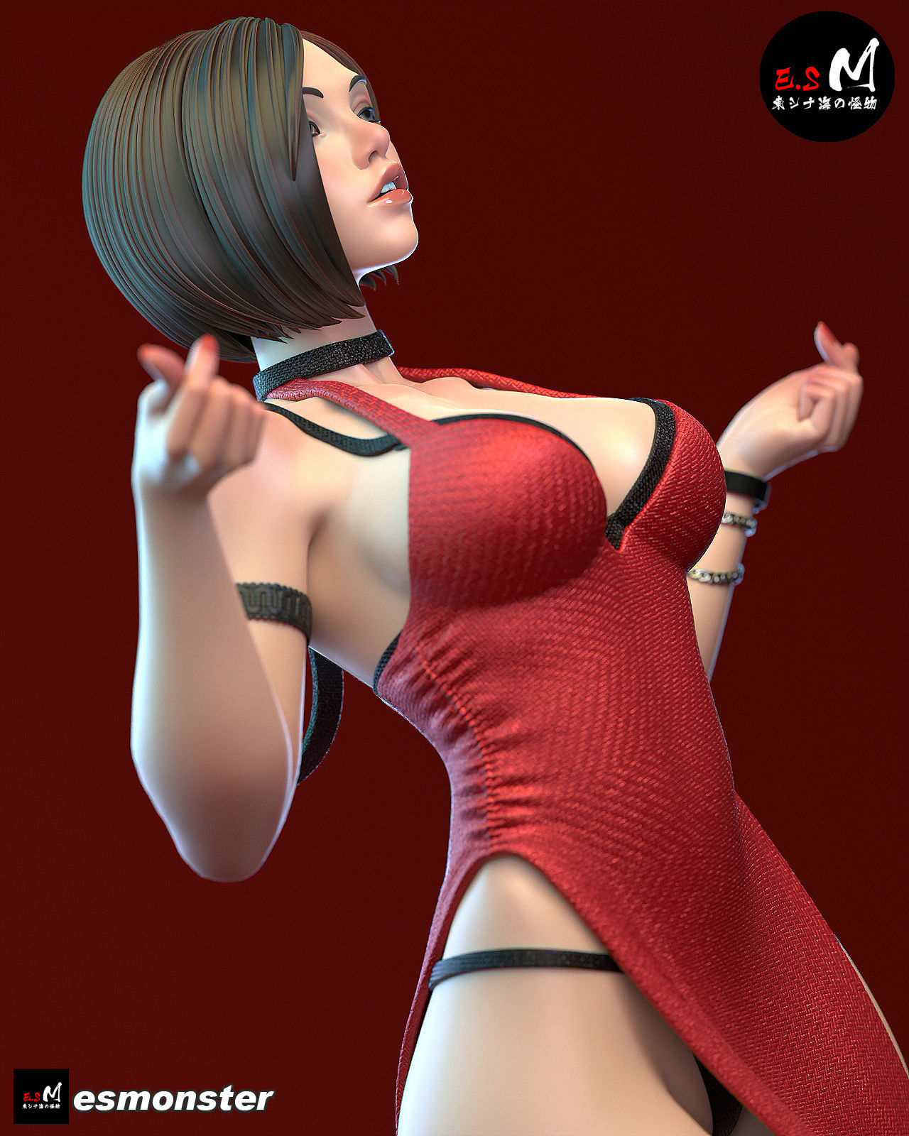Ada Wang CHARACTER BY ESM 3D print model_24